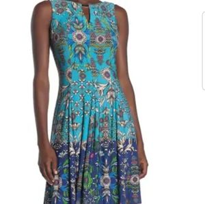 Gabby Skye Paisley Printed Jersey Knit Dress8 🆕